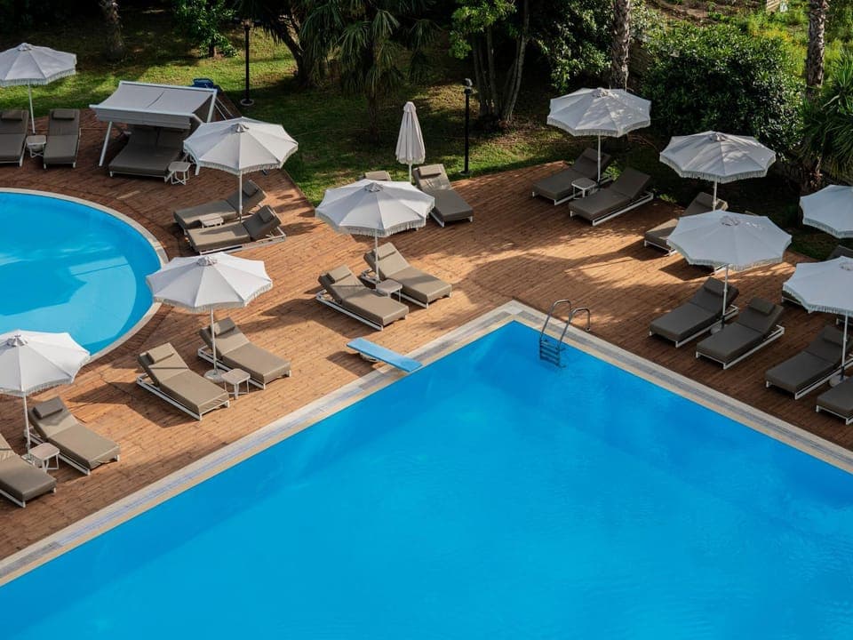 Day, Pool view, sunbed