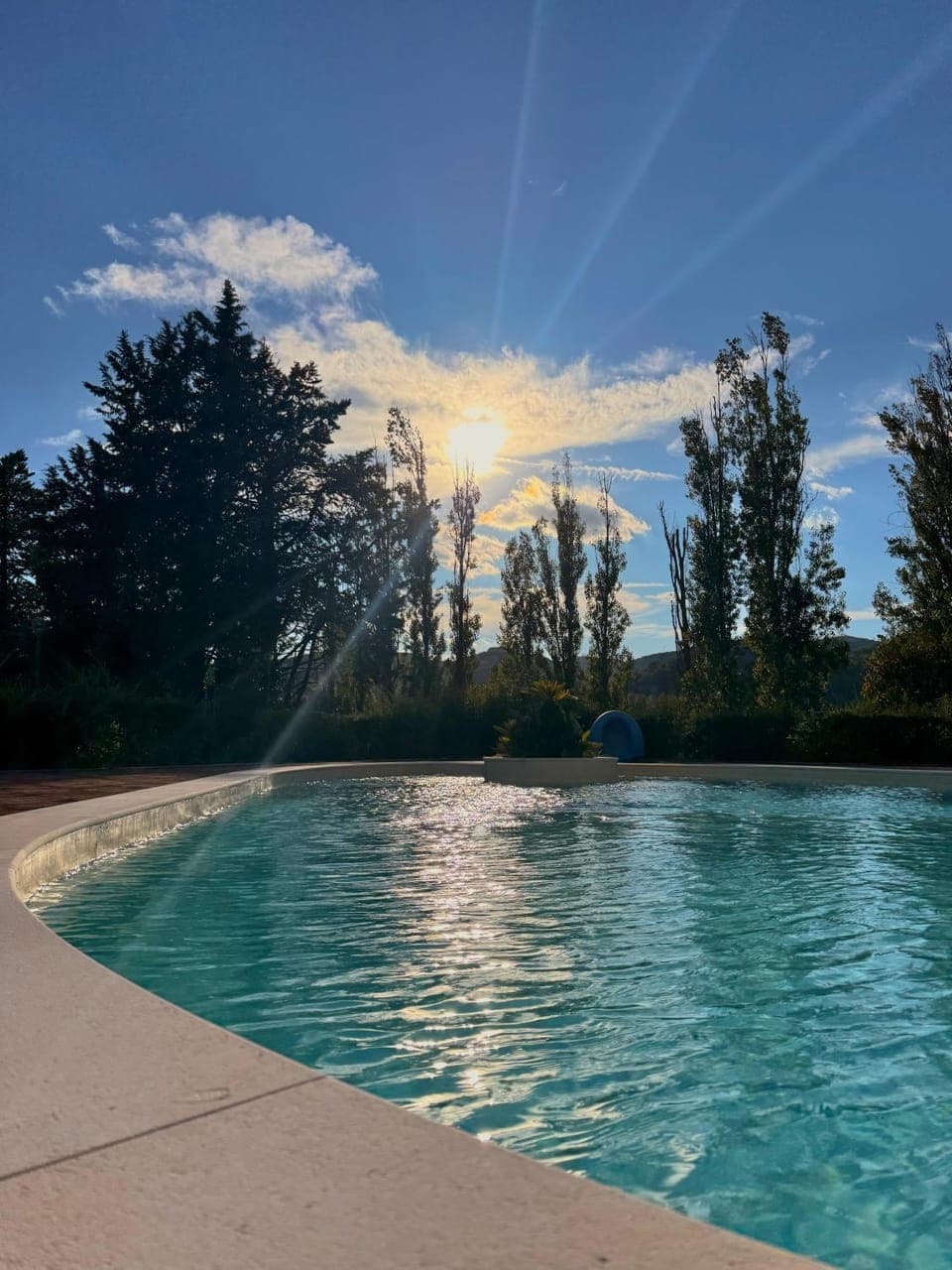 Natural landscape, Pool view, Swimming pool