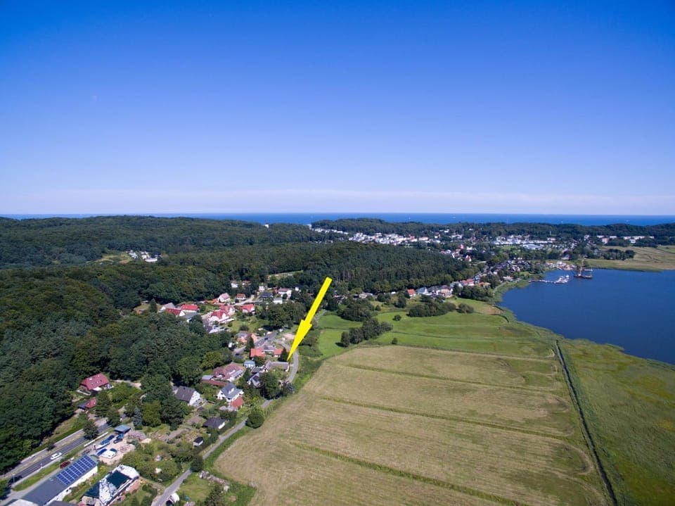 Natural landscape, Bird's eye view, Sea view