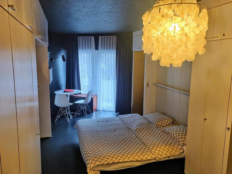 Bed, Photo of the whole room, Seating area, wardrobe