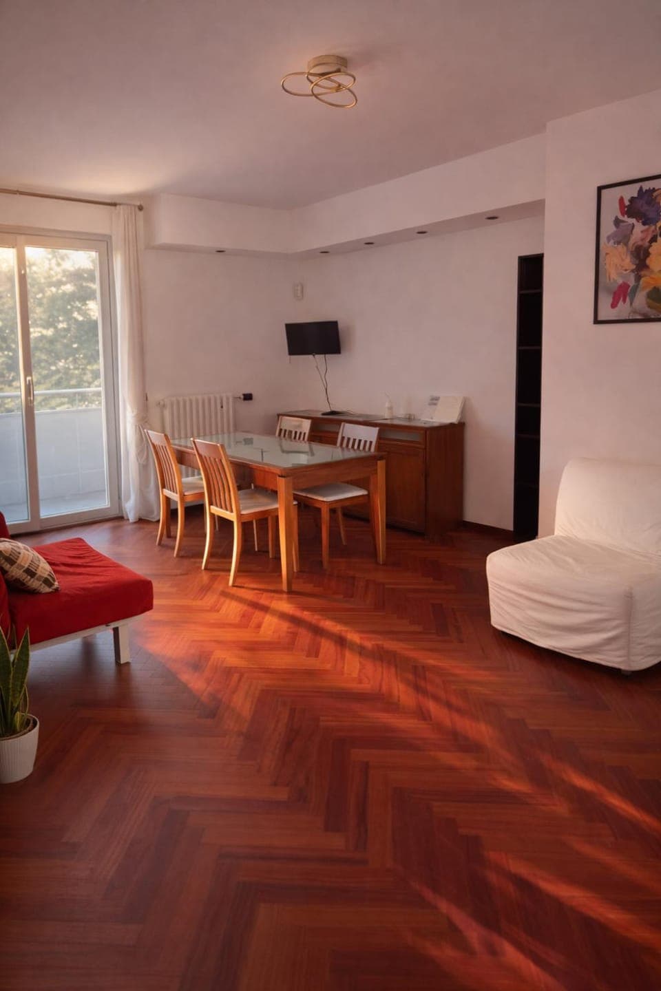 Living room, Seating area, Dining area, Bedroom