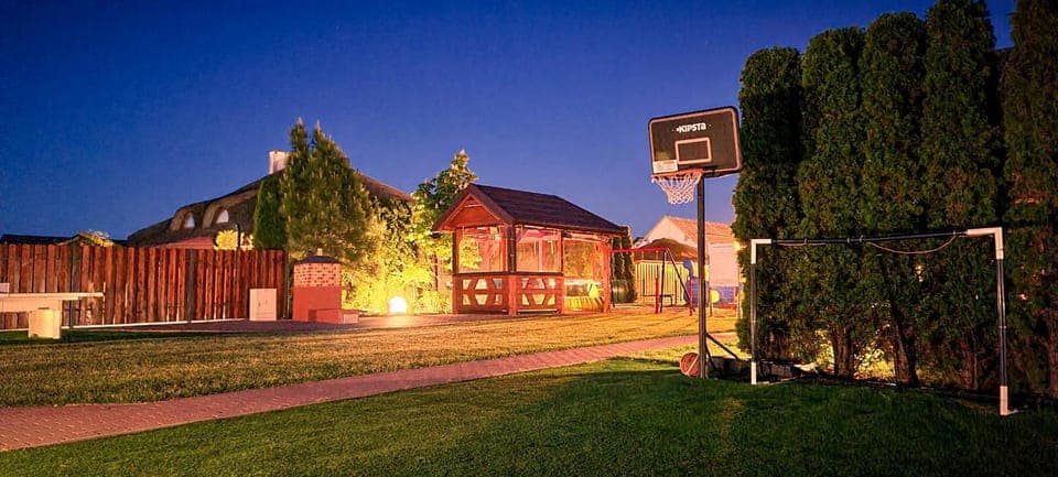 Night, Garden, Garden view