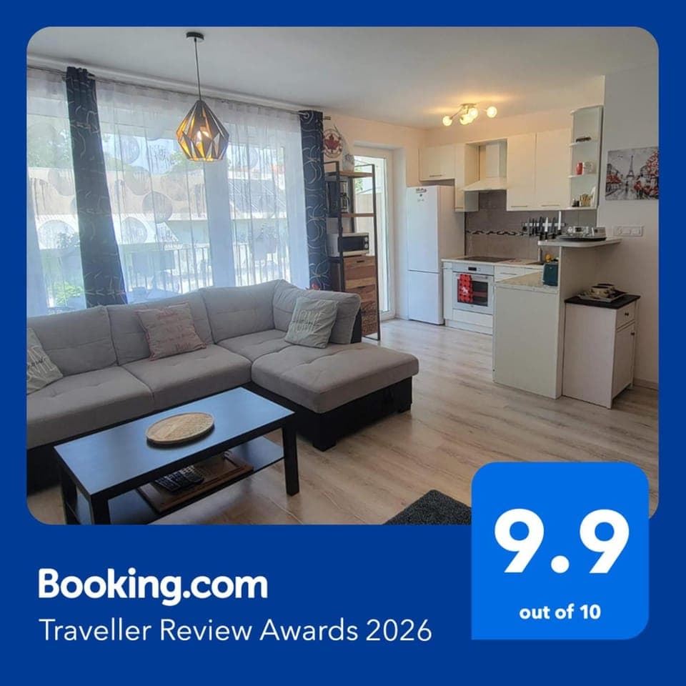 Living room, kitchen