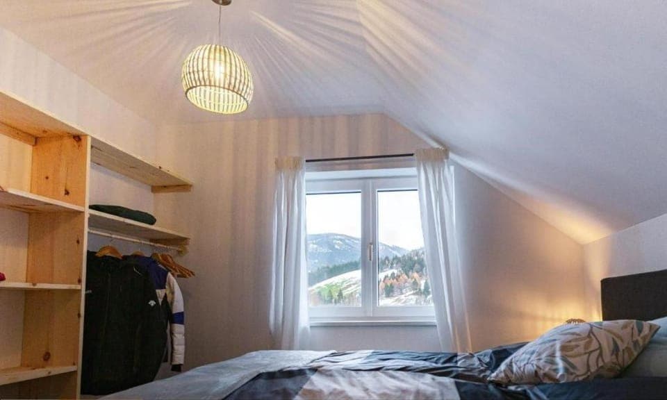 Bed, Photo of the whole room, Bedroom, wardrobe