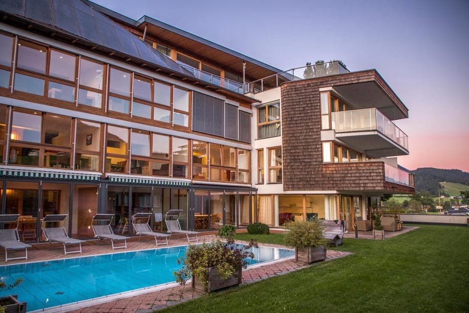 Property building, Facade/entrance, Garden view, Swimming pool