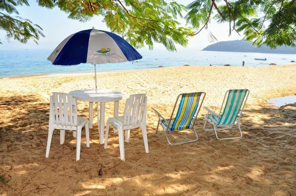 Natural landscape, Beach, Sea view, sunbed