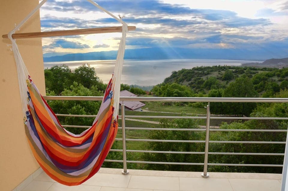 Day, Natural landscape, View (from property/room), Balcony/Terrace, Mountain view