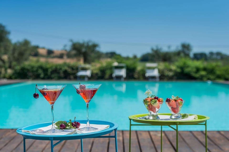 Food and drinks, Pool view, Swimming pool