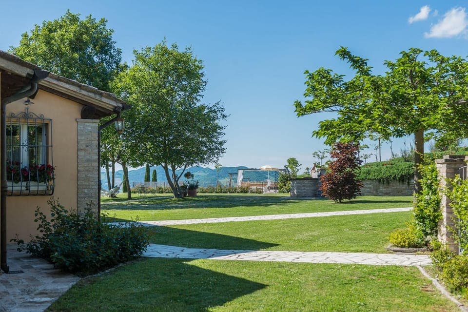 Property building, Garden, Garden view