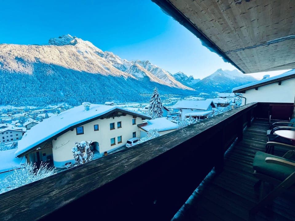 Natural landscape, Winter, View (from property/room), Balcony/Terrace, Mountain view