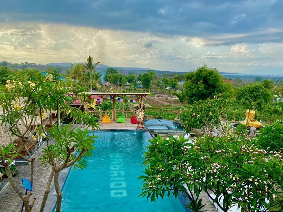 Hot Spring Bath, Garden view, Landmark view, Mountain view, Pool view, Sea view, Swimming pool