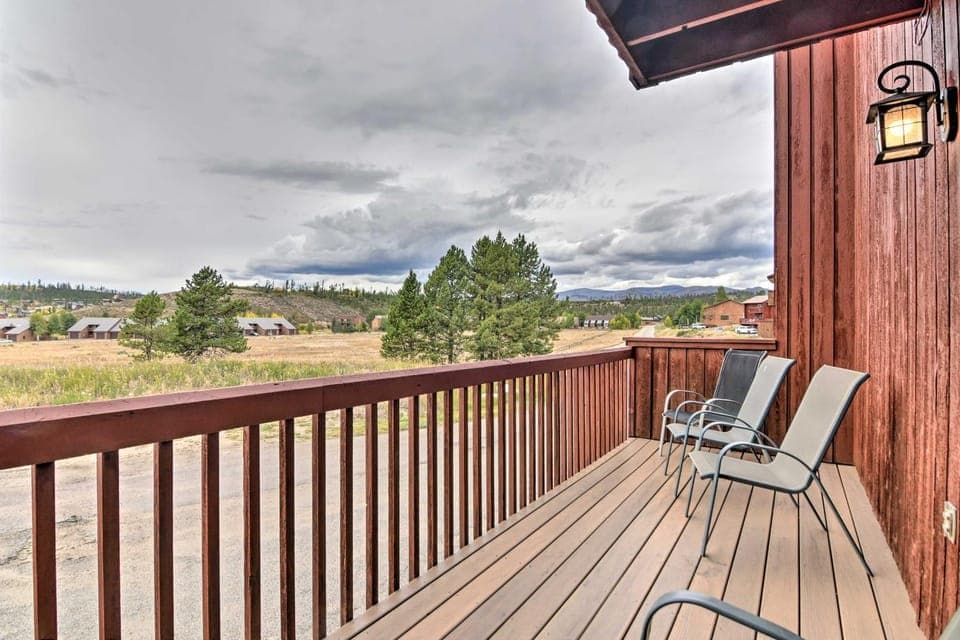 Near Lake Granby: Grand Lake Townhome w/ Views House in Rocky Mountain National Park