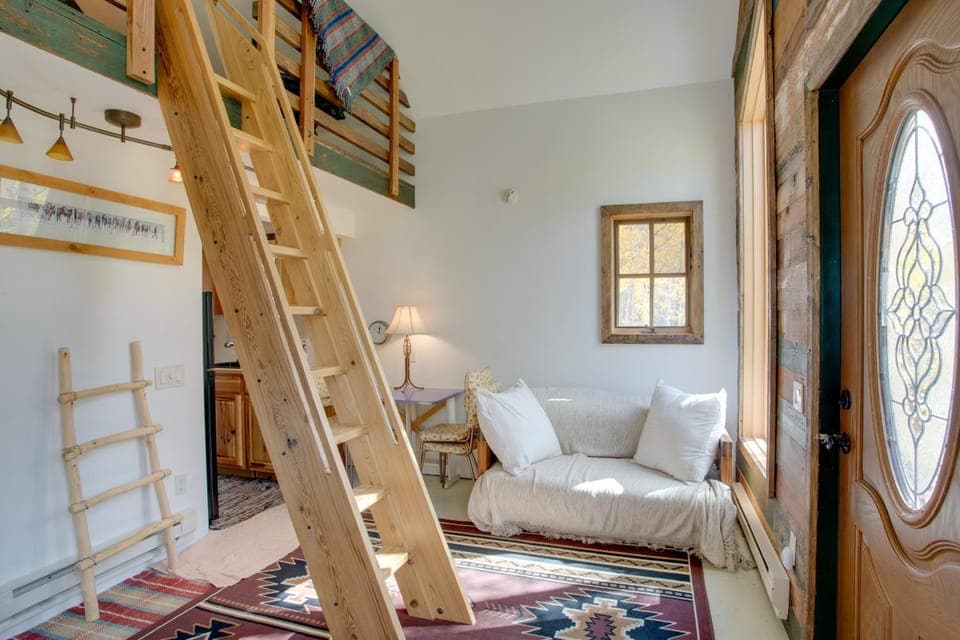 Colorful Cabin w/ Teepee, Fire Pits & Mtn Views! Cabin in Marble