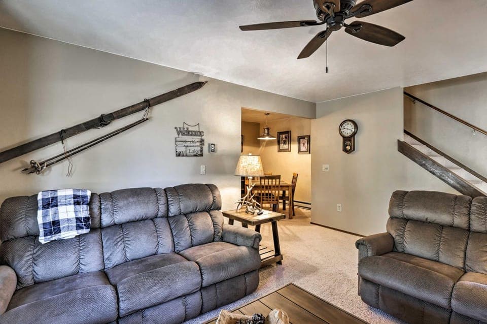 1 Block to Waterfront: Grand Lake Condo w/ Balcony House in Grand Lake