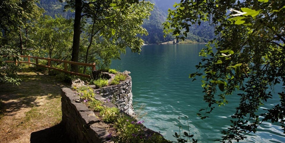 Natural landscape, Lake view