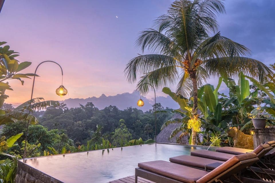 Natural landscape, Pool view
