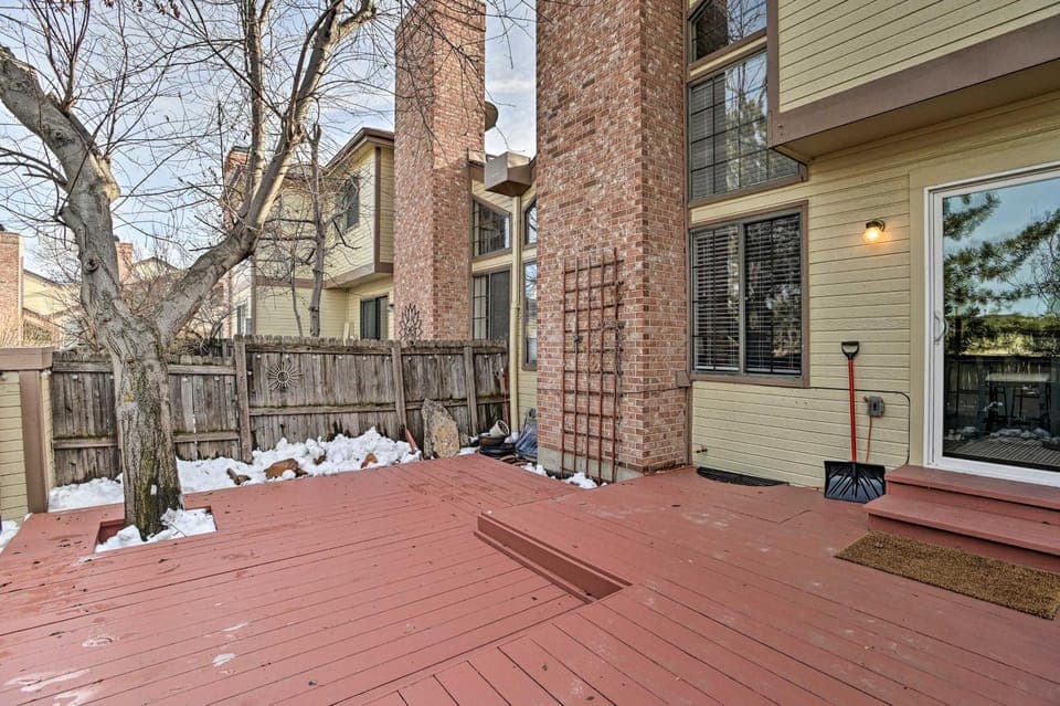 Sleek & Spacious Centennial Escape w/ Private Deck House in Greenwood Village
