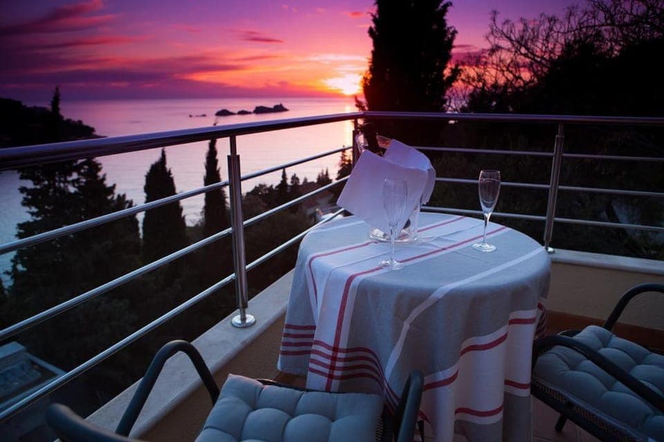 Balcony/Terrace, Sea view, Sunset