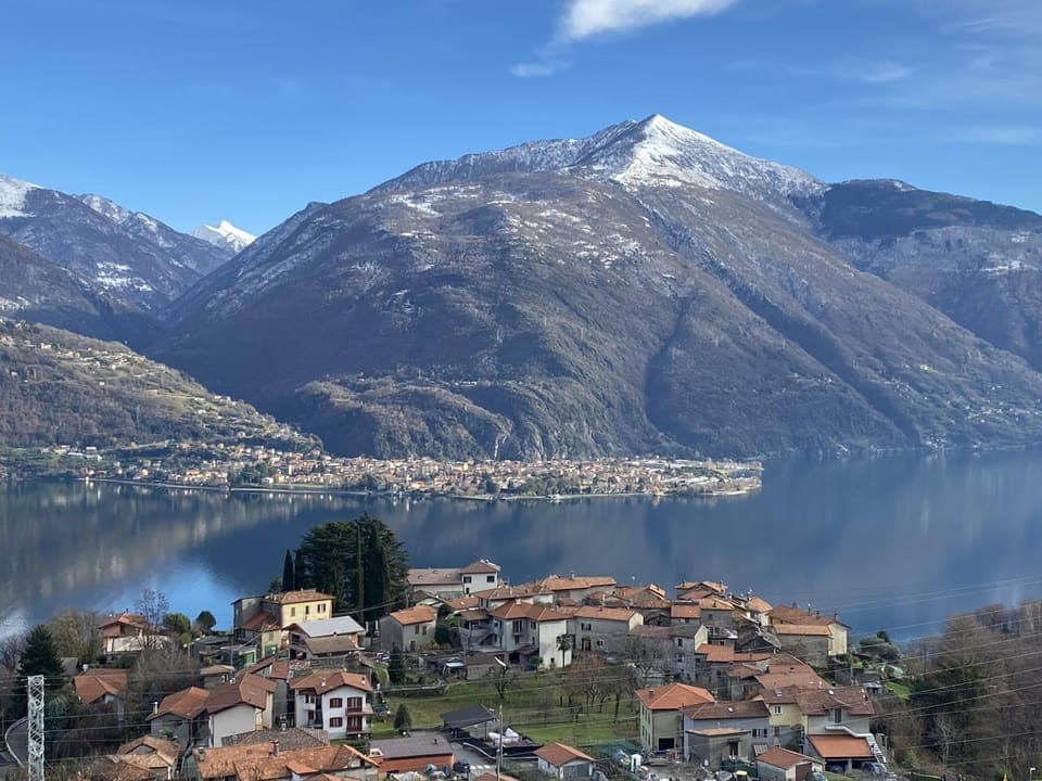 Natural landscape, Bird's eye view, Mountain view