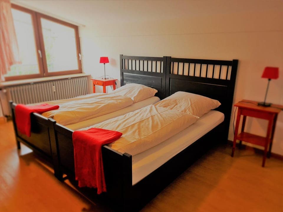 Property building, Living room, Bedroom