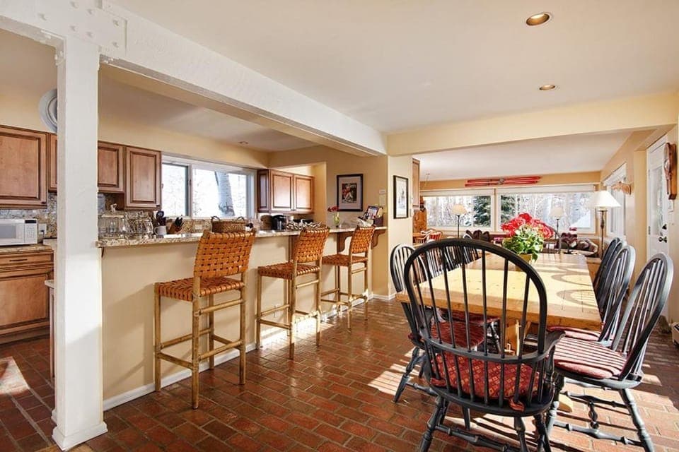 Kitchen or kitchenette, Dining area