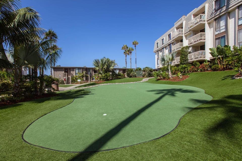 Minigolf, Area and facilities