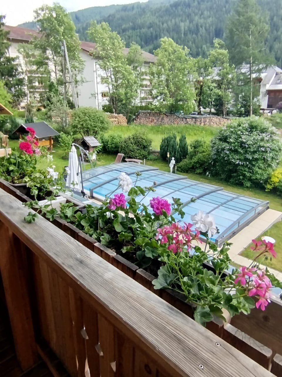 Natural landscape, Garden view, Pool view