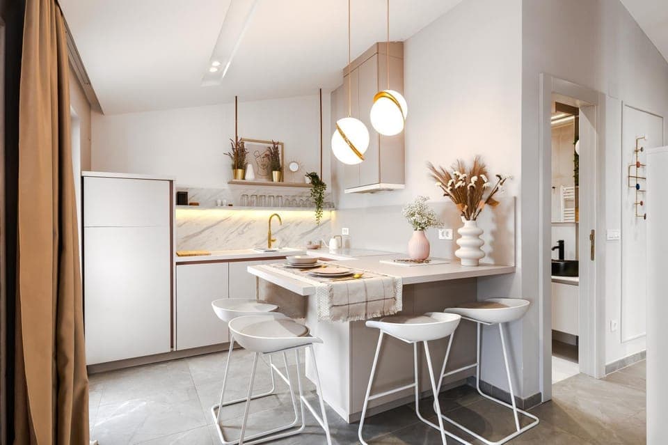 Living room, Dining area, kitchen