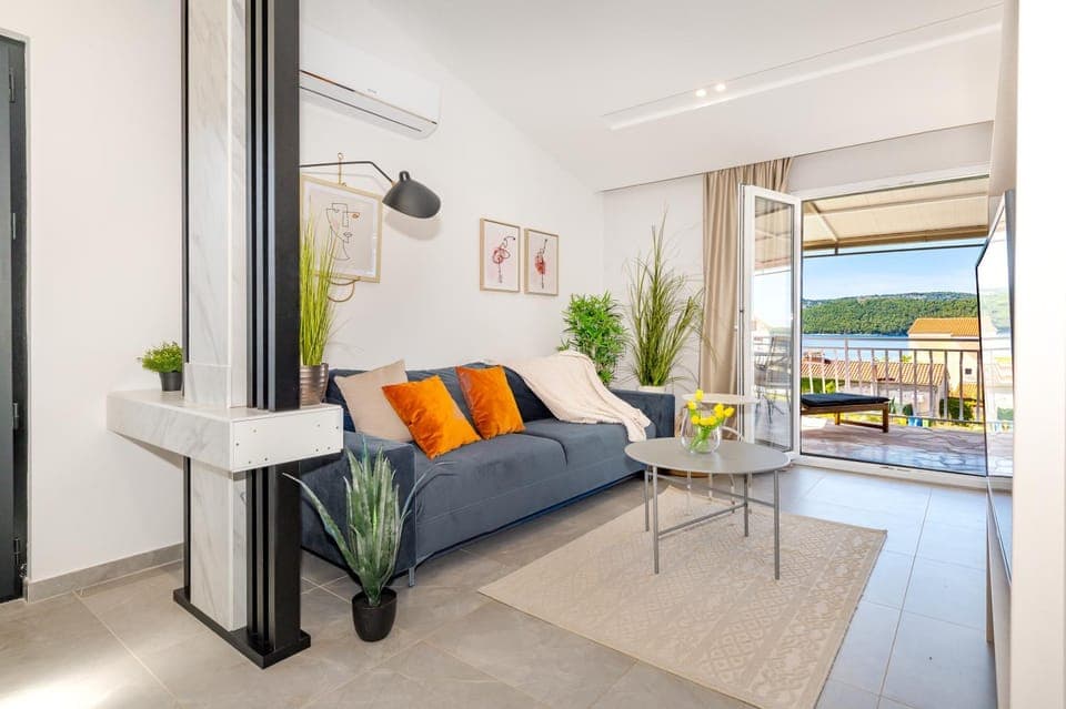 Balcony/Terrace, Living room, Sea view