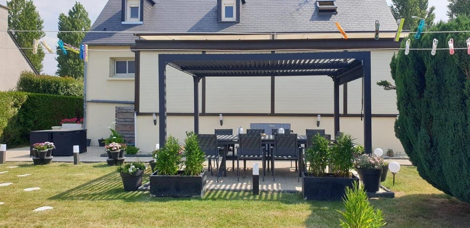 Patio, Garden, Garden view