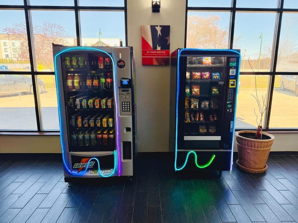 Lobby or reception, vending machine