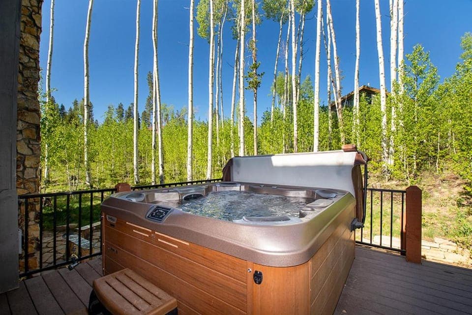 Day, Natural landscape, Hot Tub, Balcony/Terrace, Mountain view