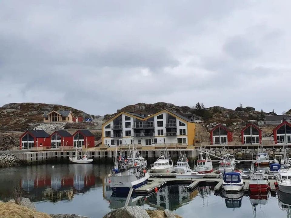 Villa Lofoten balcony view Apartment in Lofoten