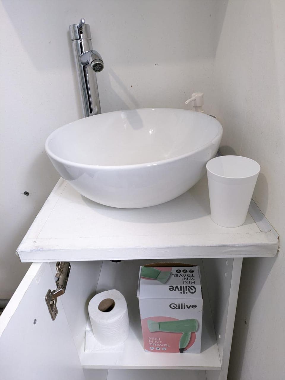 Bathroom, hair dryier