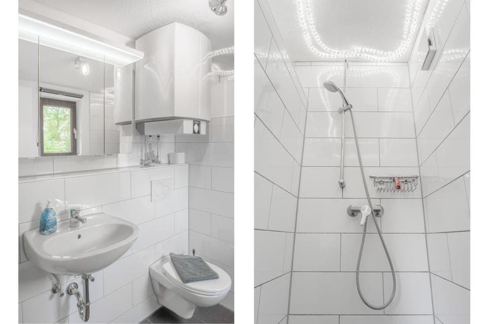 Shower, Toilet, Bathroom, Photo of the whole room