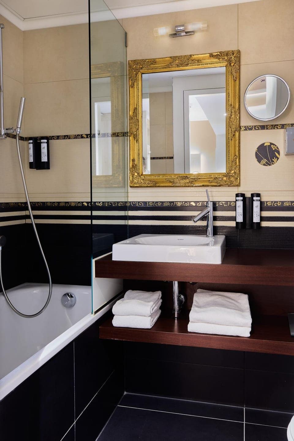 Shower, Bathroom, Decorative detail, Bath