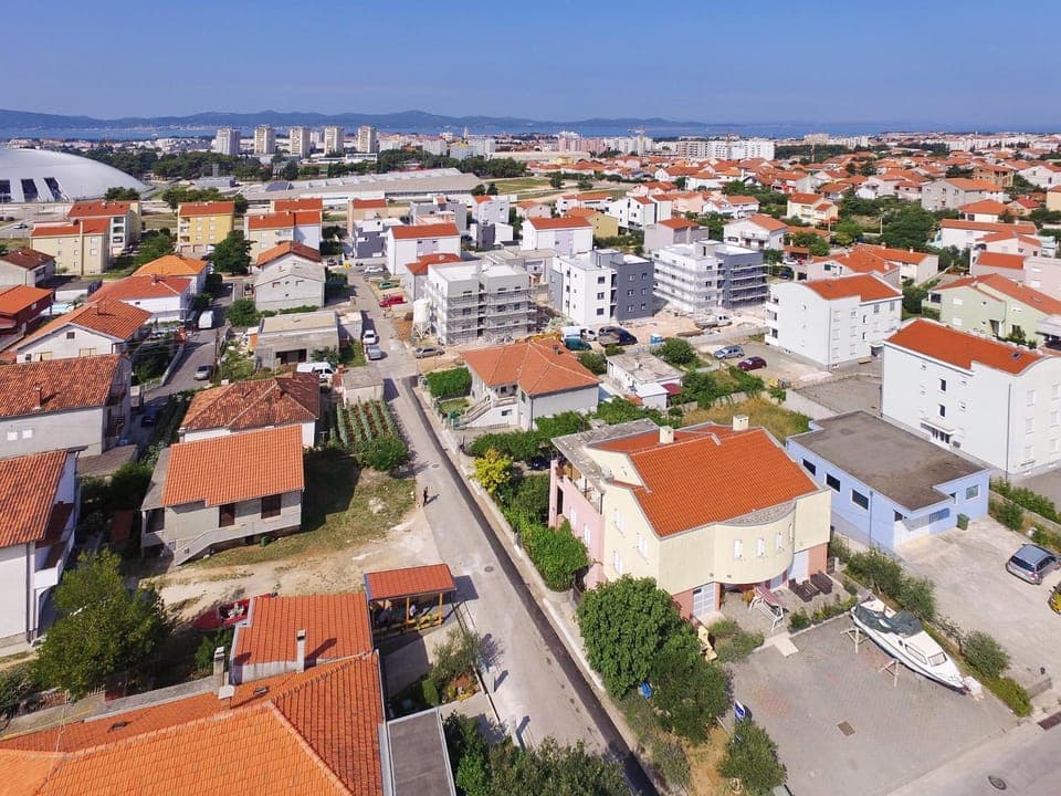 Bird's eye view, City view, Street view