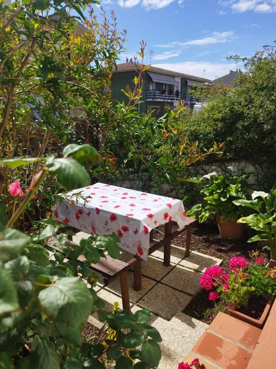 Patio, Day, Garden, Dining area, Garden view