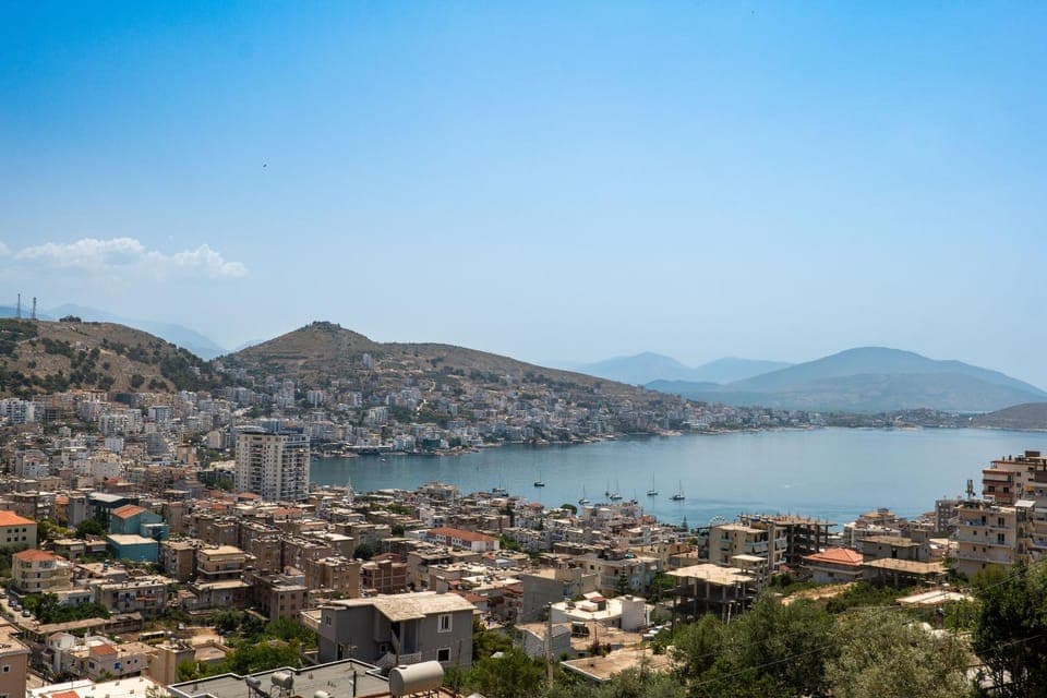 Nearby landmark, Day, Natural landscape, Bird's eye view, City view, Mountain view, Sea view