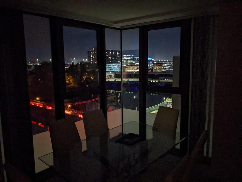 Night, View (from property/room), Balcony/Terrace, City view