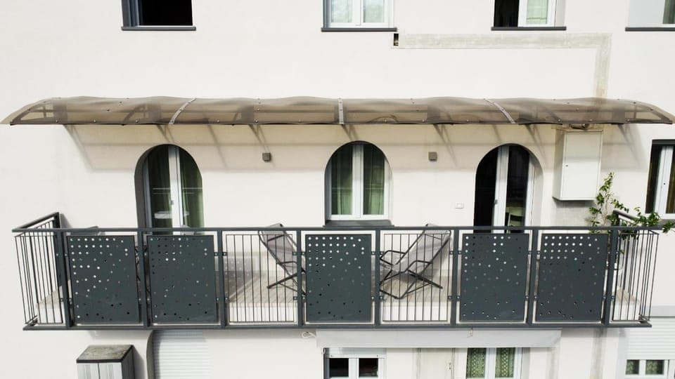 Property building, Day, Bird's eye view, View (from property/room), Balcony/Terrace, Balcony/Terrace, sunbed