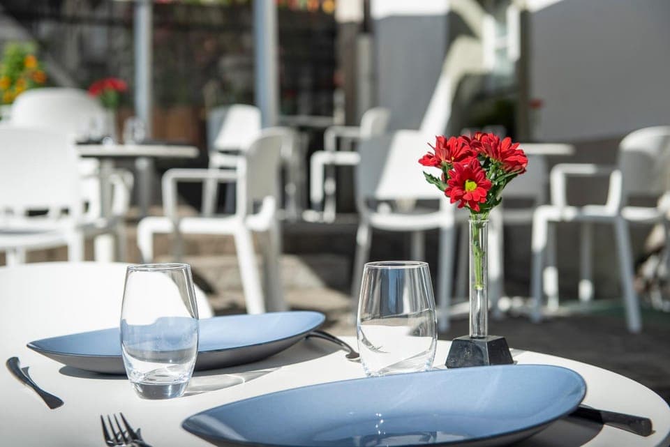 Property building, Patio