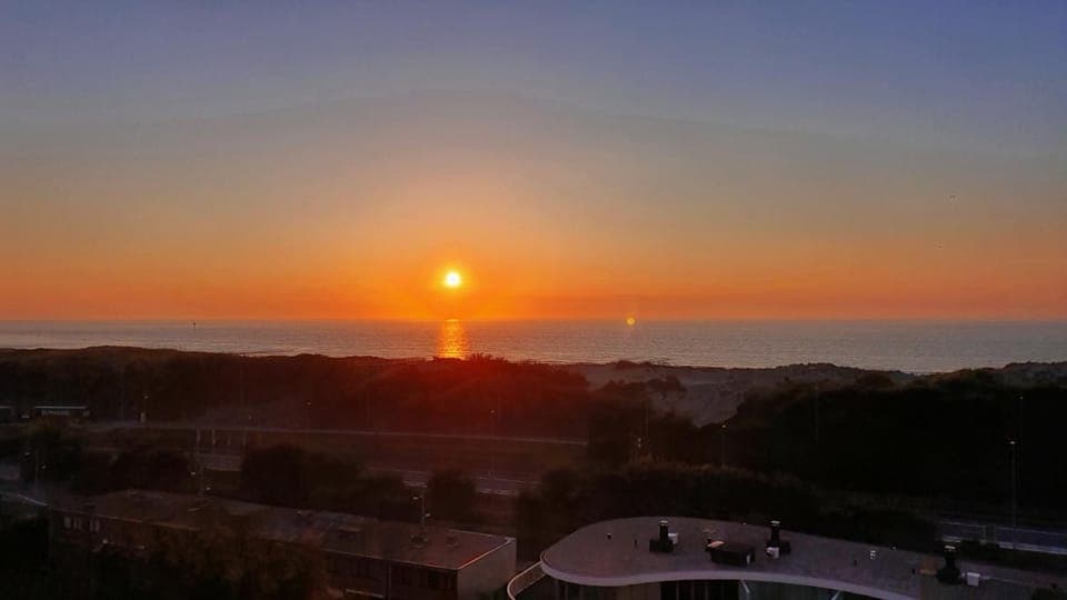 Natural landscape, Sea view, Sunset