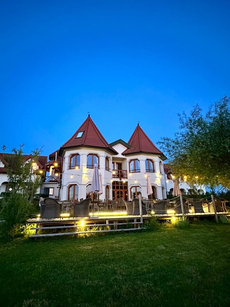 Property building, Garden view