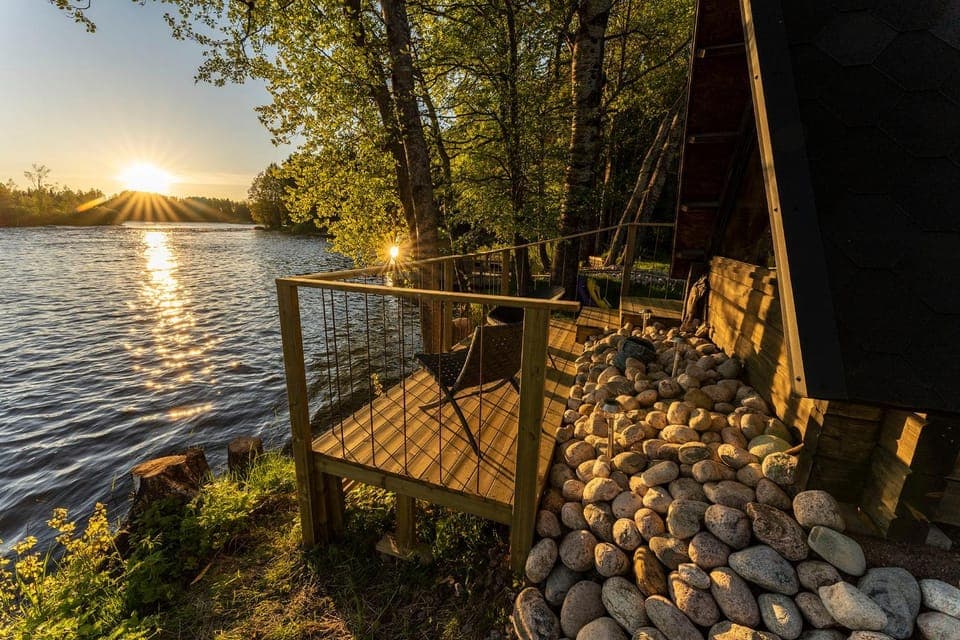 Laawu Kultainkoski Luxury tent in Finland