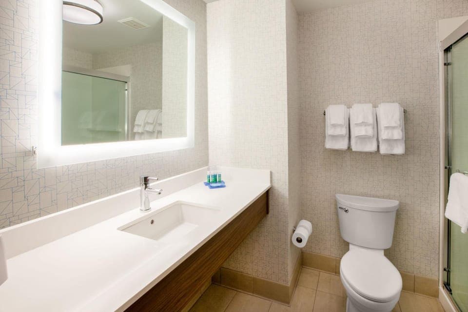 Shower, Toilet, Bathroom, towels