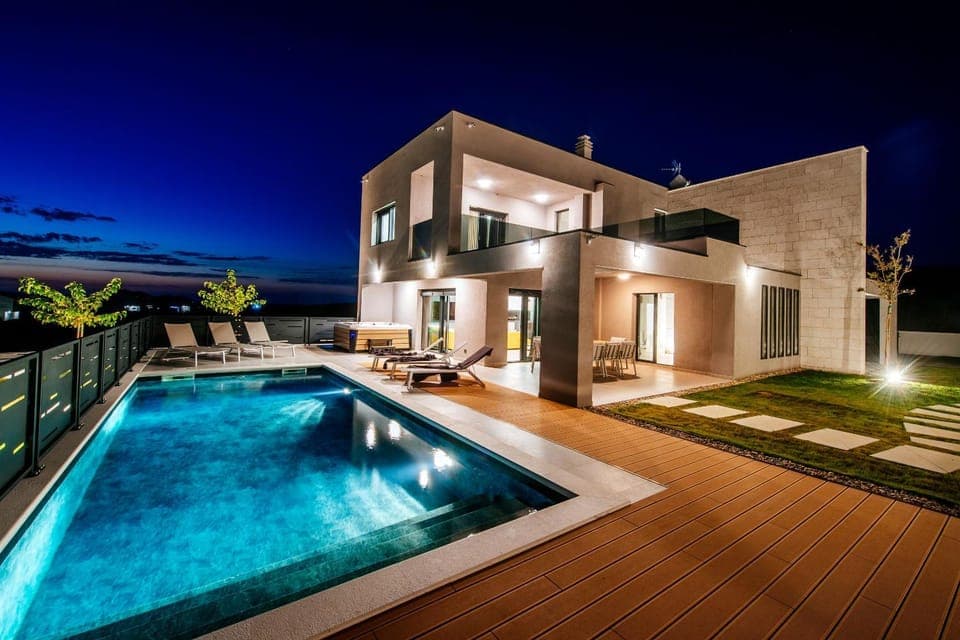 Patio, Facade/entrance, Garden, Swimming pool