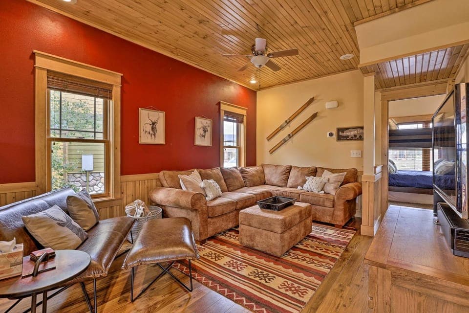 Fish, Hike & Ski: Riverfront Granby Cabin! Cabin in Granby
