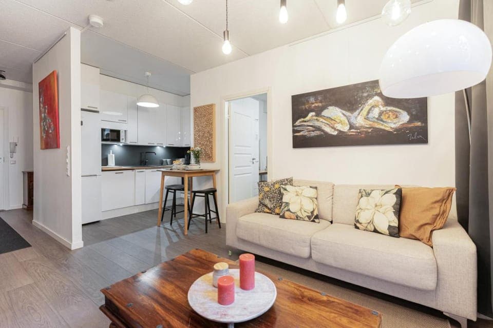 Living room, Seating area, Dining area