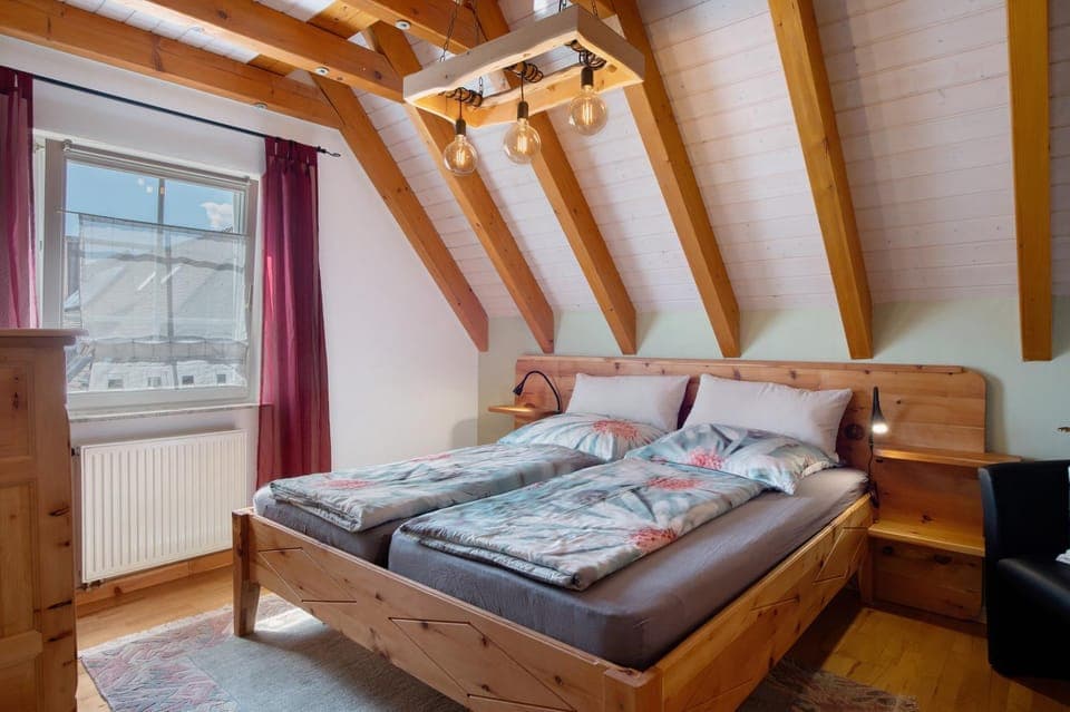 Property building, Living room, Bedroom